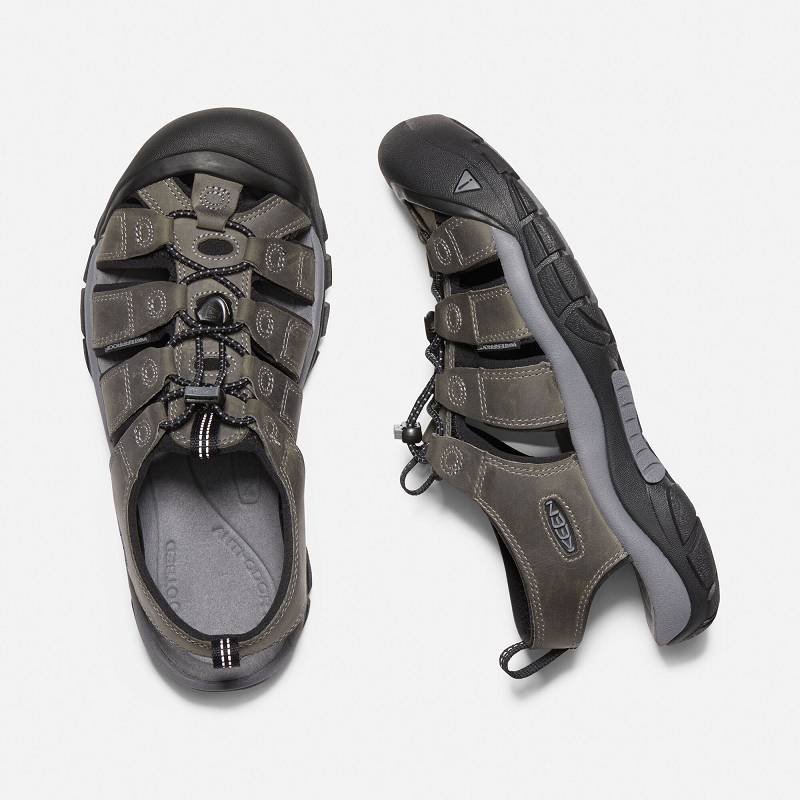 Keen Newport Trekkingsandalen Herren DE-13290 Steel Grey - Keen Herrenschuhe Grau